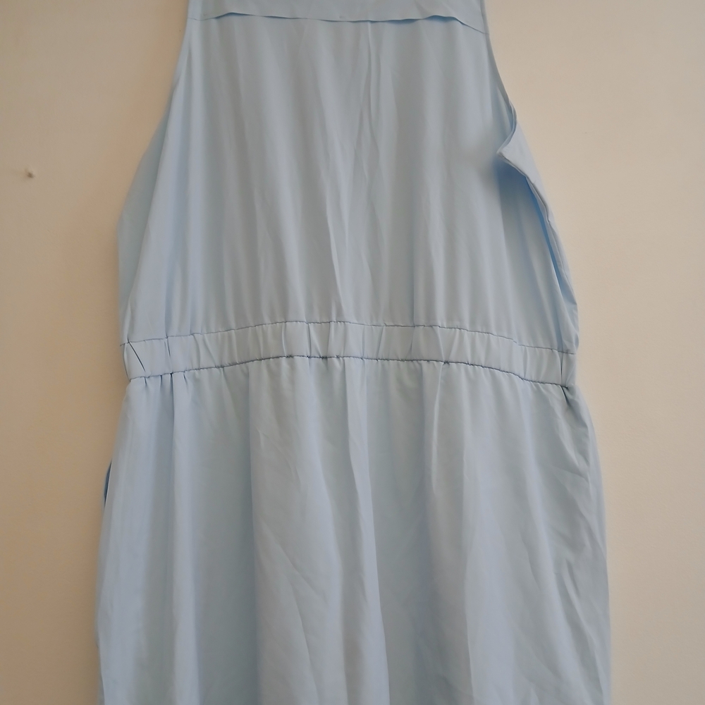 Stylus Bike Short Sleeveless A-Line Dress Plus Size 2X Color Blue Freeze New $20 - Picture 3 of 15